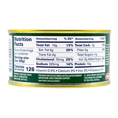 Ox & Palm Corned Beef Onion Flavored 11.5 Oz (Pack Of 12)