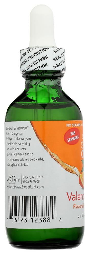Sweet Leaf Sweet Drops Sweetener Valencia Orange