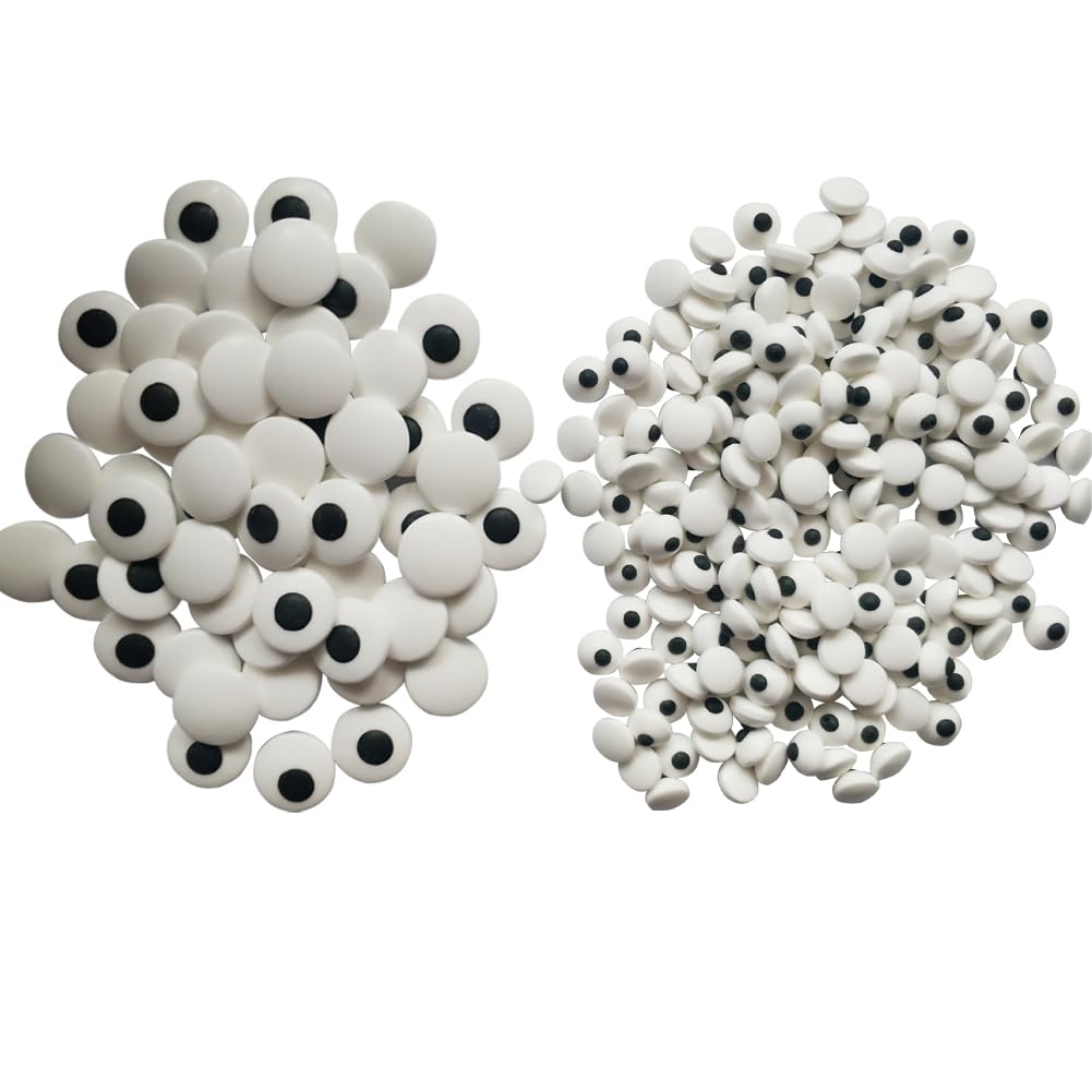2 Bottles Candy Eyes Eyeballs - Cake Cupcake Toppers - Edible Baking Decorations for Cupcakes, Cakes, Cookies - Halloween, Chris