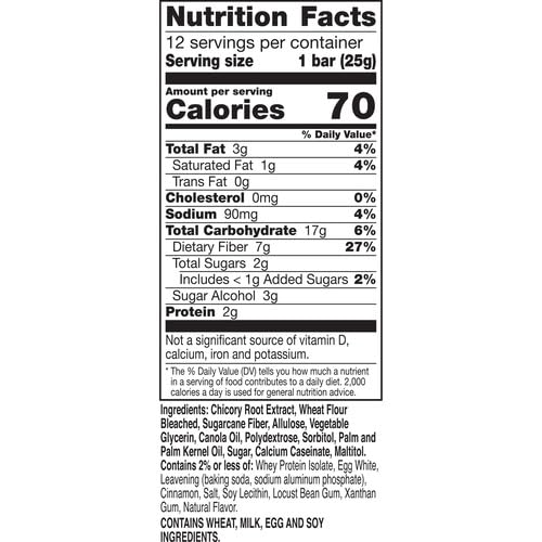 Fiber One 70 Calorie Soft-Baked Bars, Cinnamon Coffee Cake, Value Pack, 12 Bars, 10.6 oz