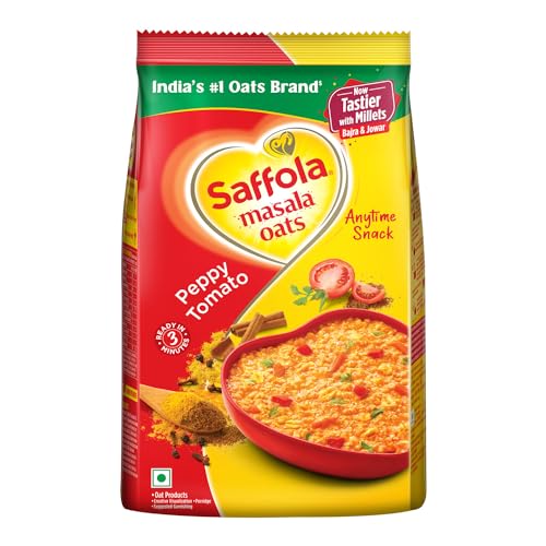 Saffola Masala Oats, Peppy Tomato, 500G