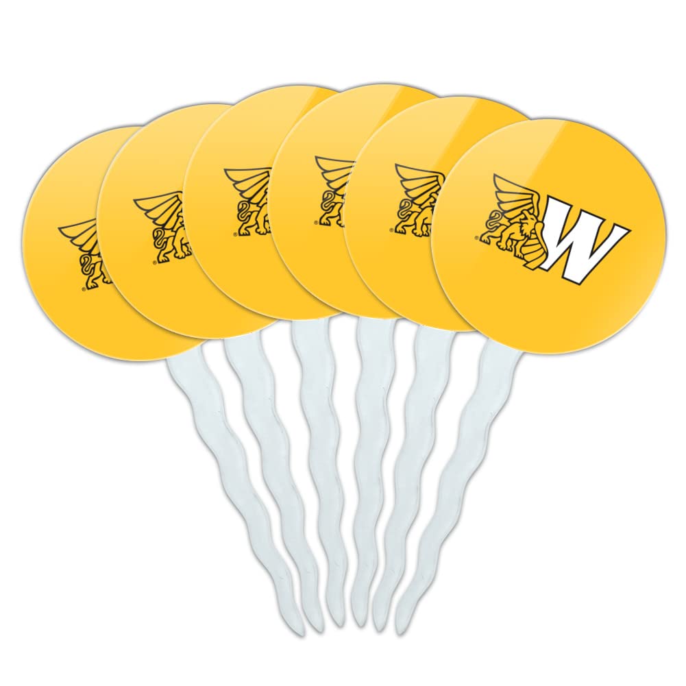 Missouri Western State University Primary Logo Cupcake Picks Toppers Decoration Set of 6
