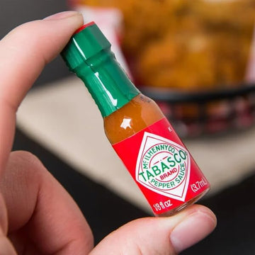 Tabasco Brand Original Red Pepper Sauce, Medium Hot Sauce, Mini Glass Bottles, Classic Flavor, Perfect For Travel & Gifts, Great