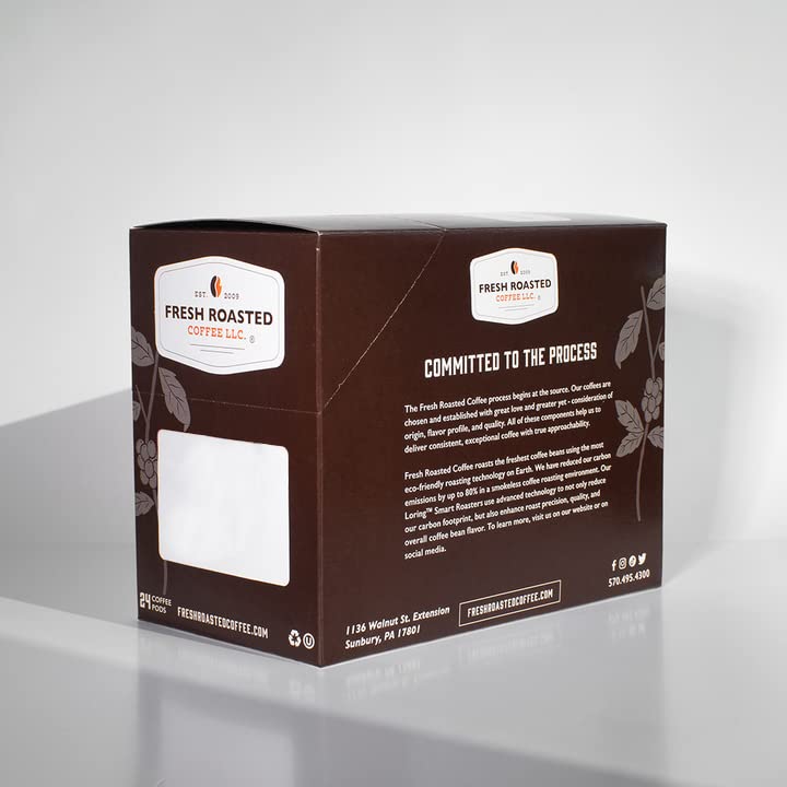 Fresh Roasted Coffee, Organic Sumatra, Fair Trade Kosher Rfa, K-Cup Compatible, 24 Pods