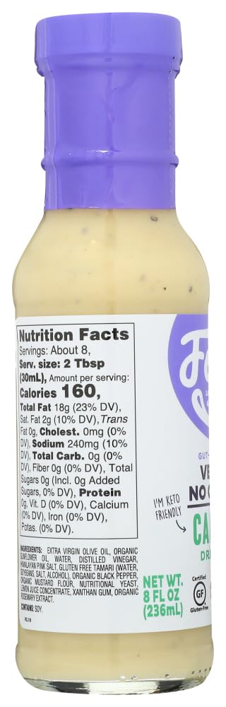 Fody Food Co Dressing Caesar - 8 Fo (Pack Of 1)