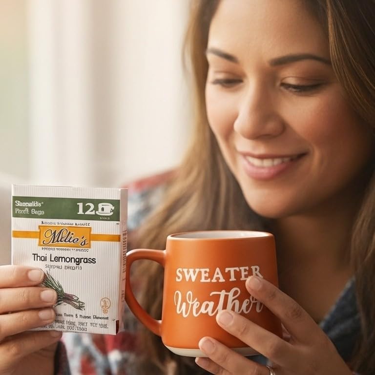 MILLIES THAI LEMONGRASS SIPPING BROTH | Vegetable Broth with Savory Seasonings for Snack Urges | Vegan, Keto, Gluten Free, Inte