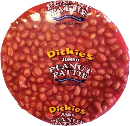 Dickies Peanut Patties 9oz Large Pattie - Snack Treat, Perfect for Sharing