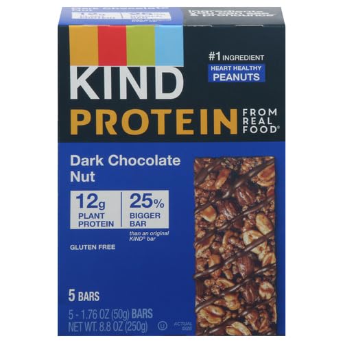 KIND Protein Bar, Dark Chocolate Nut, 1.76 oz (Pack of 5)