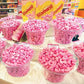 KLUB BULK Strawberry Chewy Candy - 1.5 lbs Soft Assortment, Pink, Individually Wrapped