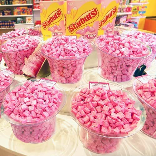 KLUB BULK Strawberry Chewy Candy - 1.5 lbs Soft Assortment, Pink, Individually Wrapped