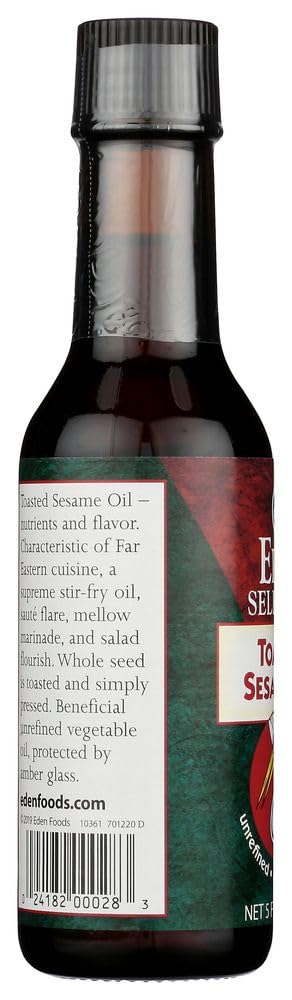Sesame Oil - Toasted Eden Organic 5 Oz Oil