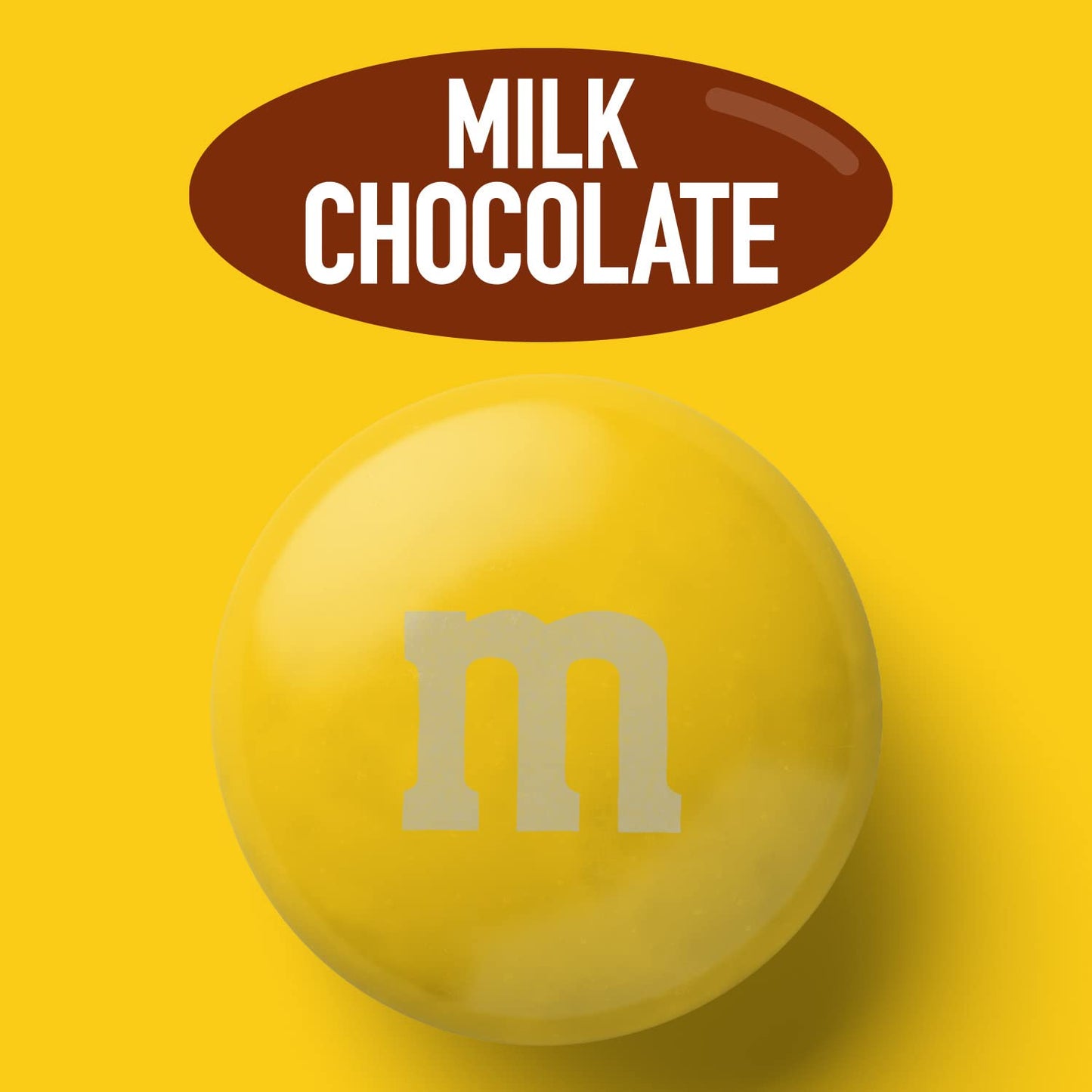 M&MS WORLD M&MS Yellow Milk Chocolate Candy - 5-Pound Chocolate Candy Bulk for Party Favors, Birthdays, Easter, Graduations, The