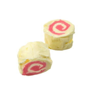 Strawberry Cheesecake Salt Water Taffy by Snack Attack, Individually Wrapped Bulk 1lb Bag - Chewy Saltwater Taffy Candy | Gluten