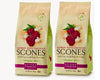 Sticky Fingers Scone Mix (Pack of 2) 15 Ounce Bags - All Natural Scone Baking Mix (Raspberry White Chocolate)