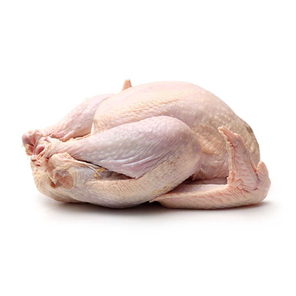 Natural Whole Turkey Uncooked 14-16 lbs, Free Range Whole Turkey, Glatt Kosher Certified, Farm-Raised, Without Giblets, No Antib