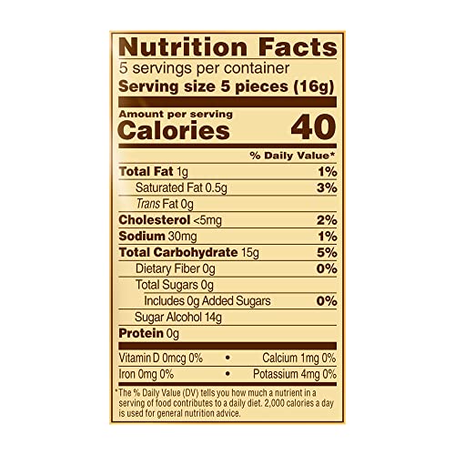 Werther'S Original Hard Sugar Free Caramel Coffee Candy, 2.75 Oz Bags (Pack Of 12)