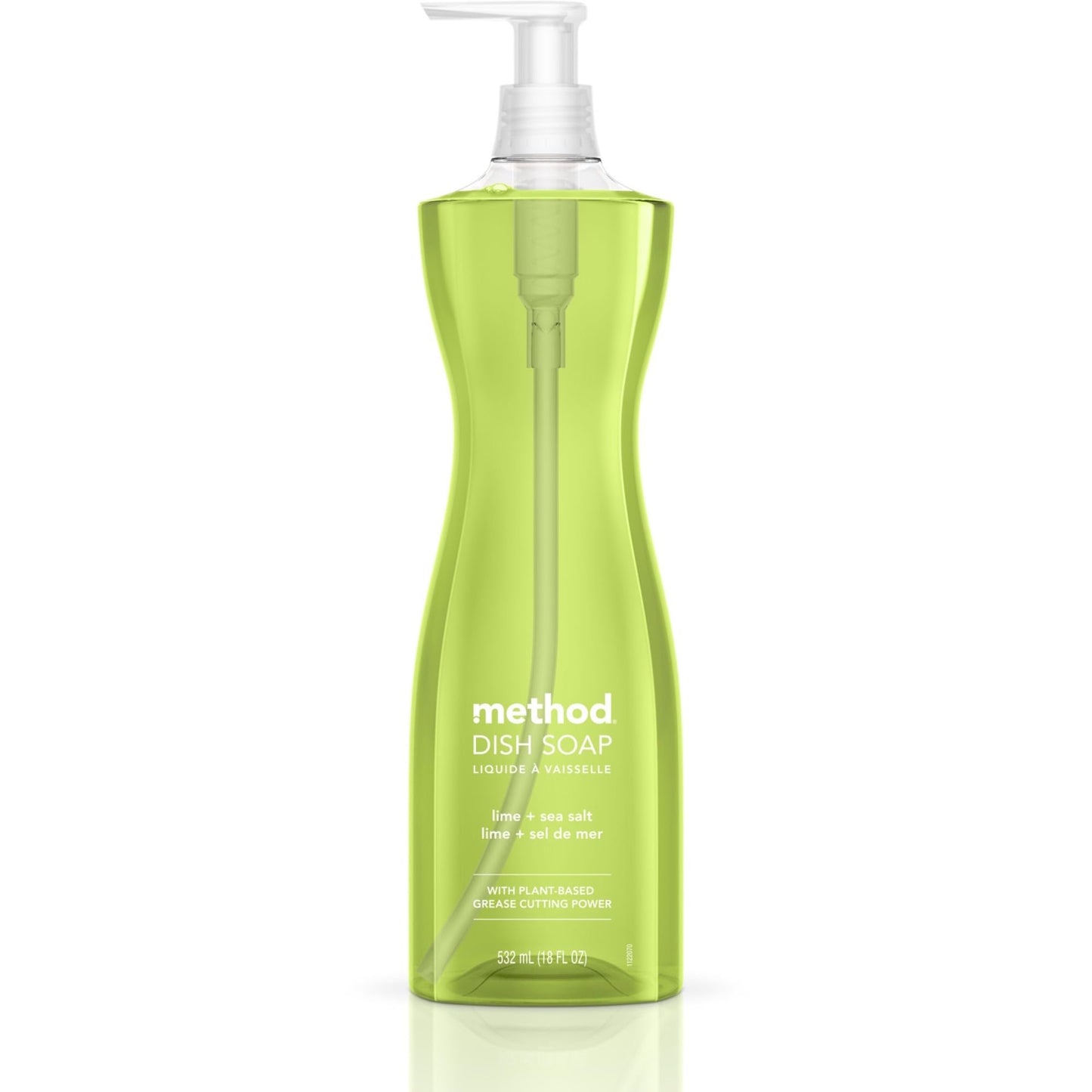 Method™ Dishwashing Soap Pump Bottle, Lime & Sea Salt Scent, 18 Oz Bottle