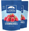 Thousand Lakes Freeze Dried Fruit - Strawberries 2-pack 1.2 ounces (2.4 ounces total) | No Sugar Added | 100% Sliced Strawberrie
