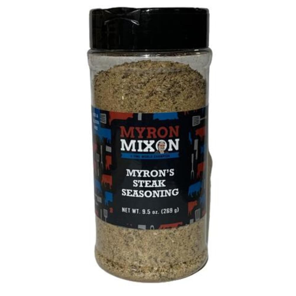 Myron Mixon Bbq Rub | Steak Seasoning | Champion Pitmaster Recipe | Gluten-Free Bbq Seasoning  Msg-Free  Usa Made | 8.5 Oz