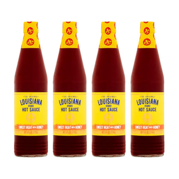 Louisiana Hot Sauce Sweet Heat, 6 Fl Oz, Pack of 4