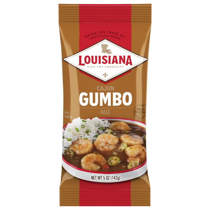 Louisiana Fish Fry Gumbo Base - Authentic Cajun Flavor - 5 oz. (Pack of 2)