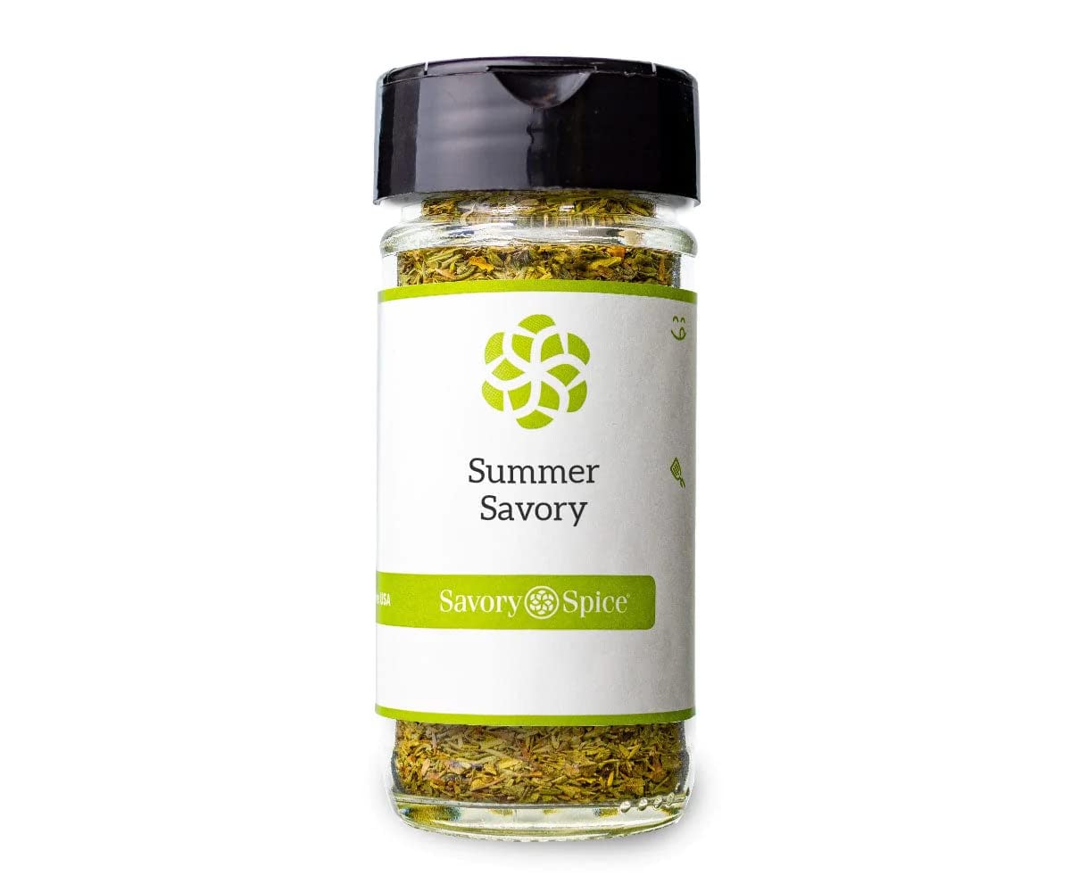 Savory Spice Summer Savory Seasoning - Dried Savory Leaves | Add Summer Savory Herb & Subtle Peppery Flavor to Soups & Stews (Me