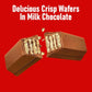 Mini Chocolate Waffer Bars-1.5 lbs Milk Chocolate Waffer Mini Individually Wrapped Bulk Pack-Crisp Wafer in Bulk - Perfect Snack
