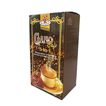 Ganocafe 3In1 Dark Roast Whole Bean Coffee (3 Boxes 60 Sac)