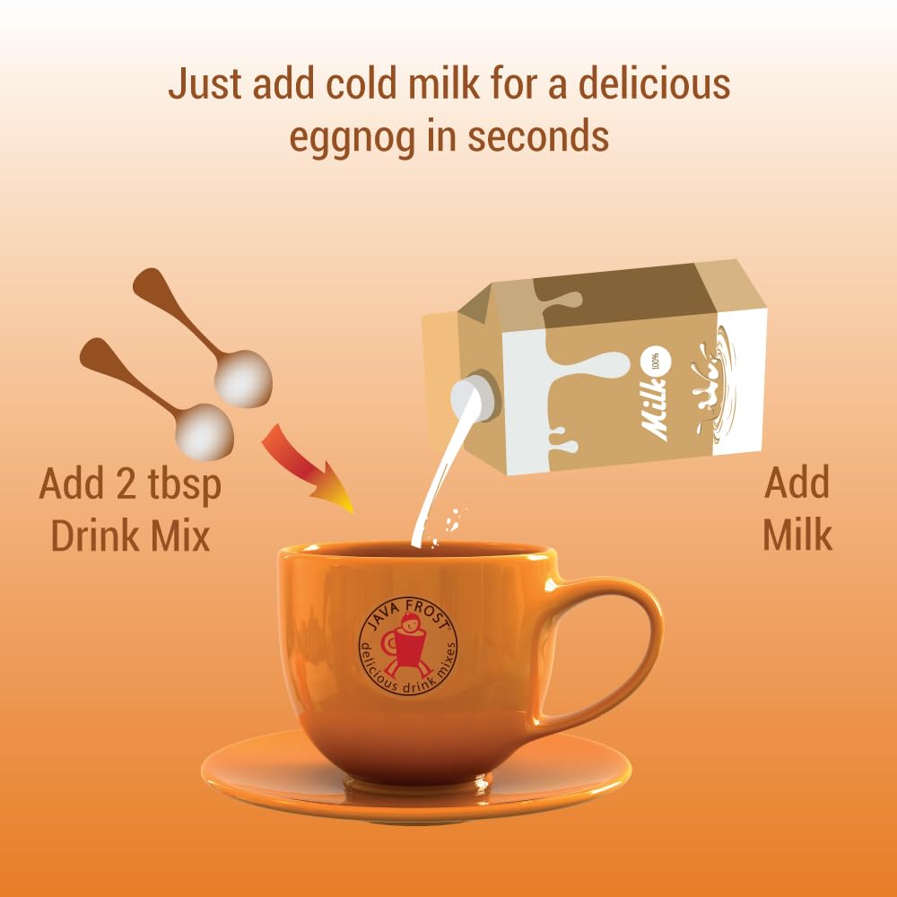 Instant Eggnog Drink Mix, 8 Oz Bag (2 Pack)