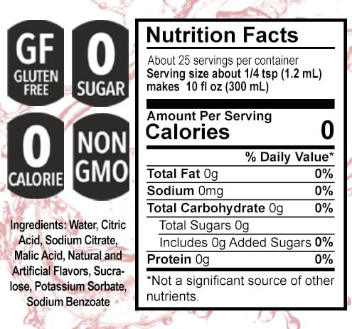 Everyday Basis Water Flavoring - Liven Up Your Water - Great Taste - Great Flavors - Keto Friendly, 0 Calories - No Dyes Or Food