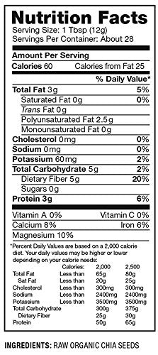 Nutiva Organic Chia Seed, Ground, 12 Ounce