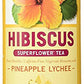 The Republic Of Tea Pineapple Lychee Superflower Tea 36 Count, 3 Pack