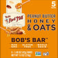 Bobs Red Mill PB Honey & Oats Bar - 5 Count, Non-GMO, Gluten Free, Kosher, Model P110880