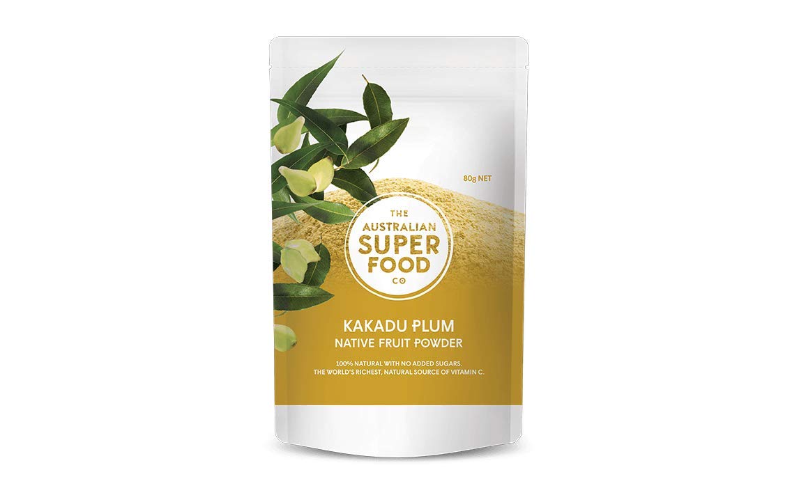 Kakadu Plum Freeze Dried Powder | 100 Percent Natural No Added Sugar | The World’S Richest Natural Source Of Vitamin C By The Australian Superfood Co | 80 Gram