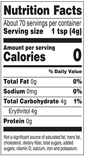 Happy Belly Zero Calorie Stevia Sweetener, 9.8 Ounce, Pack of 1