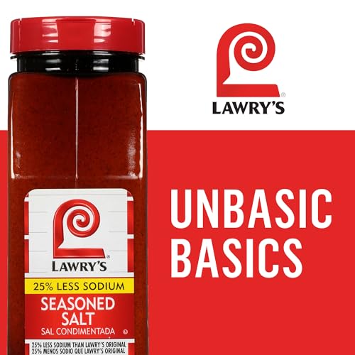 Lawrys 25% Less Sodium Seasoned Salt, 36.5 oz