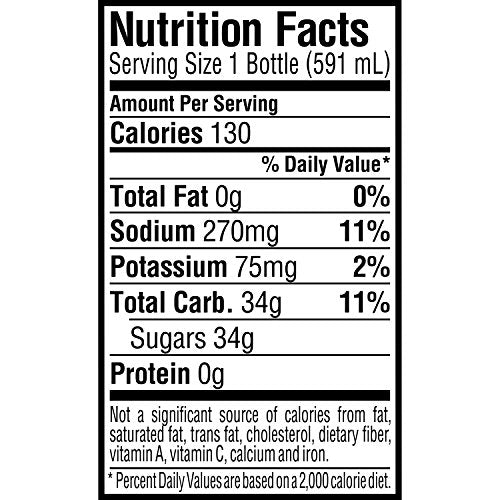 Gatorade Thirst Quencher Sports Drink, Fruit Punch, 20oz Bottles, 4 Pack, Electrolytes for Rehydration