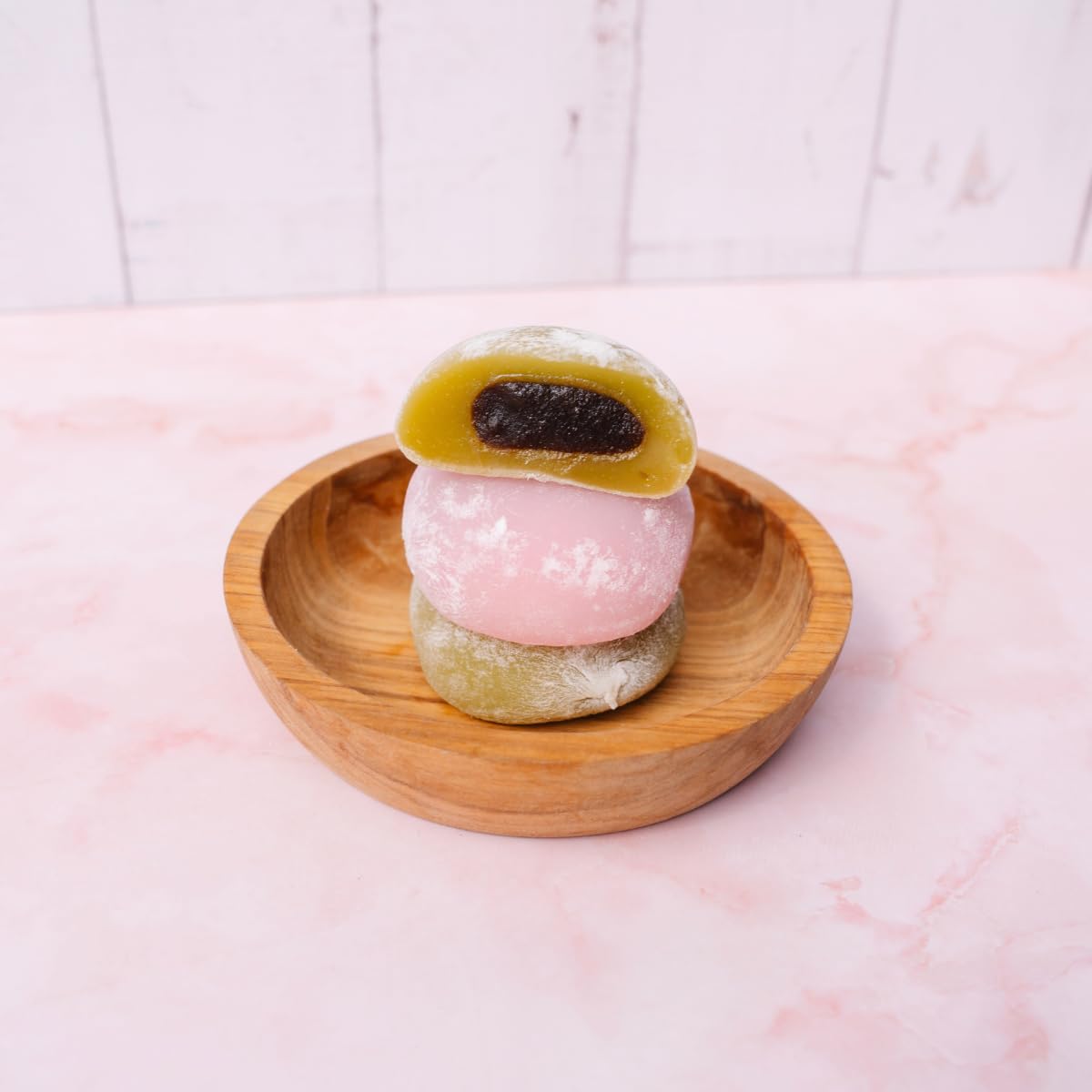 Japanese Daifuku Matcha And Red Bean Mochi (8.47Oz/Pack Of 1) Perfect For Asian Snack And Japanese Dagashi Dessert