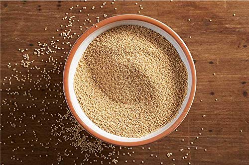 Jiva Organics Organic Amaranth Flour 2 Pound Bulk Bag - Rajgira Atta, 100% Natural & Non-GMO (Pack of 2)