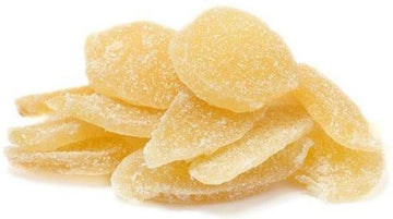Crystallized Ginger Slices By It'S Delish, 1 Lb (16 Oz Bag) Candied Dried Ginger Fruit Chews Natural Candy, Ginger Root With Sug