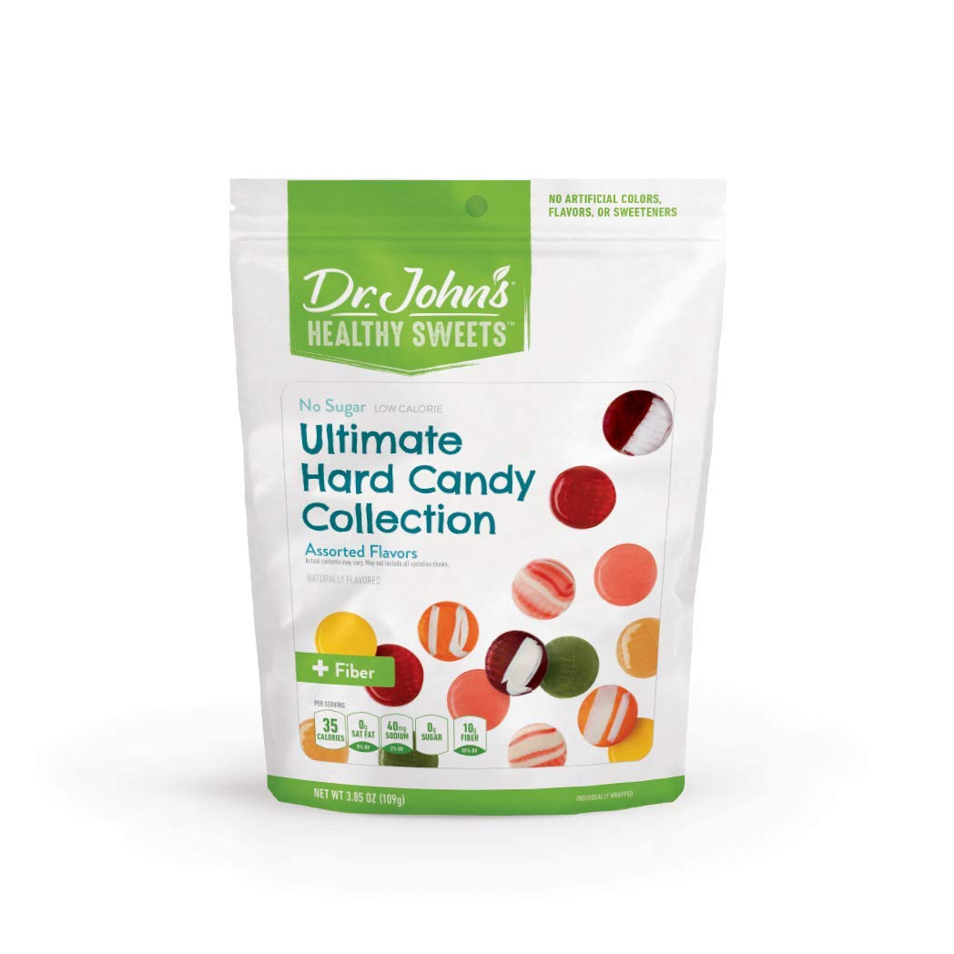 Dr. Johns Sugar Free Candy, Healthy Hard Candy With Zero Sugar, Low Calorie Snacks, Keto Friendly, Vegan, Gluten Free, Ultimate
