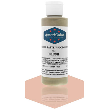 AmeriColor, Blush, 4.5 Ounce Bottle, Soft Gel Paste Food Color