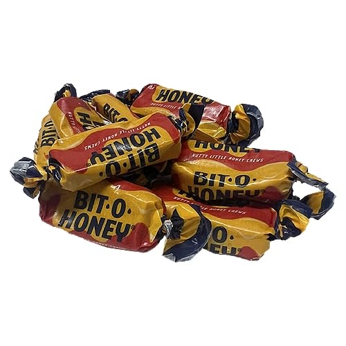 Bit O Honey Retro Candy 2Lbs (About 136 Pieces) Bulk 32 Oz Bag Fresh & Tasty Honey Almond Candy Packed By Snackadilly