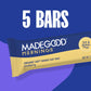 MadeGood Morning Blueberry Bars, 5ct/4.25oz, Organic Snacks