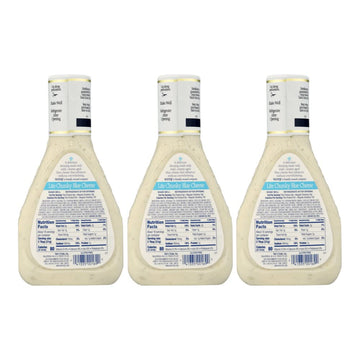 Ken'S Steak House Lite Chunky Blue Cheese Dressing (16 Fl Oz, Pack Of 3)