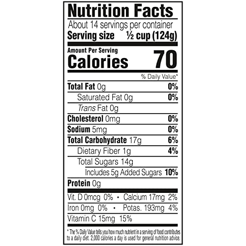 Del Monte Canned Peaches in 100% Juice, 15 oz Cans, Pack of 4, Yellow
