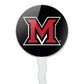Graphics & More Miami University Redhawks Logo Cupcake Picks Toppers Decoration Set Of 6