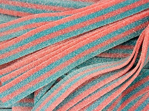 Smarty Stop All Flavor Sour Candy Belts (Cotton Candy, 1 Pound (Pack Of 1))