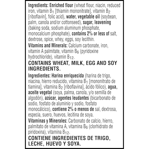 Eggo Frozen Waffles, Frozen Breakfast, Breakfast Food, Family Pack, Homestyle, 29.6oz Box (24 Waffles)