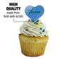 GRAPHICS & MORE Cupcake Toppers Set of 6, Acrylic, Tulane University Heart Design, One Size